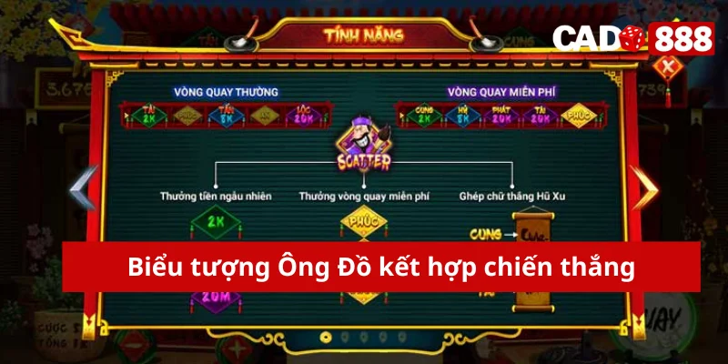 Slot game ông đồ Biểu tượng Ông Đồ kết hợp chiến thắng
