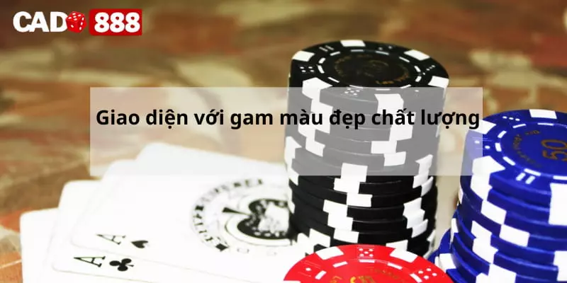 đăng nhập Cado888 Giao diện với gam màu đẹp chất lượng